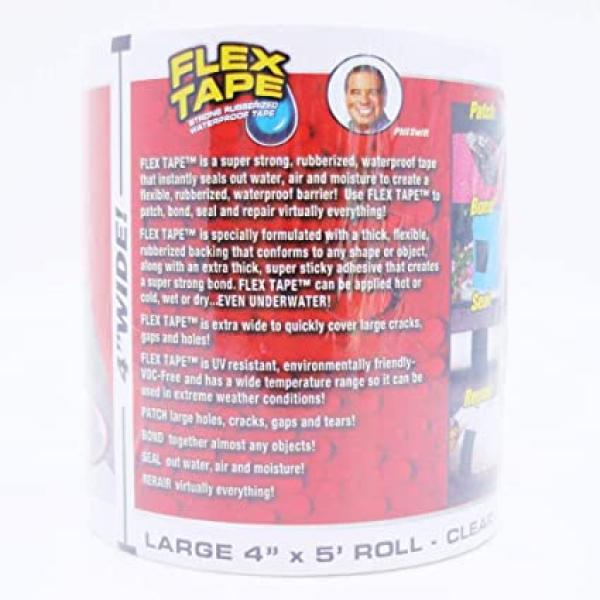 1--Flexible, elastic, water-resistant adhesive tape