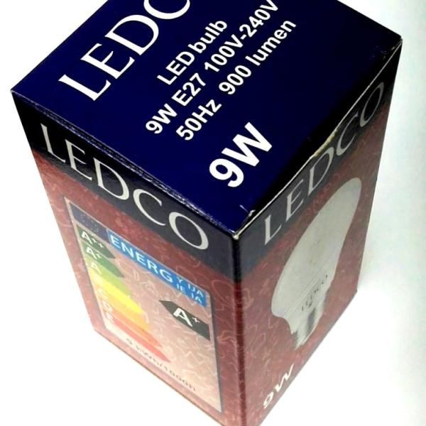 1-1-9W White LED Light Bulb 100-240V 100 LM/W 50 HZ