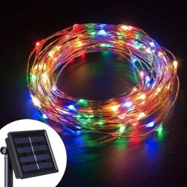1--One tape contains several small multi-colored LED bulbs, and they look very beautiful .