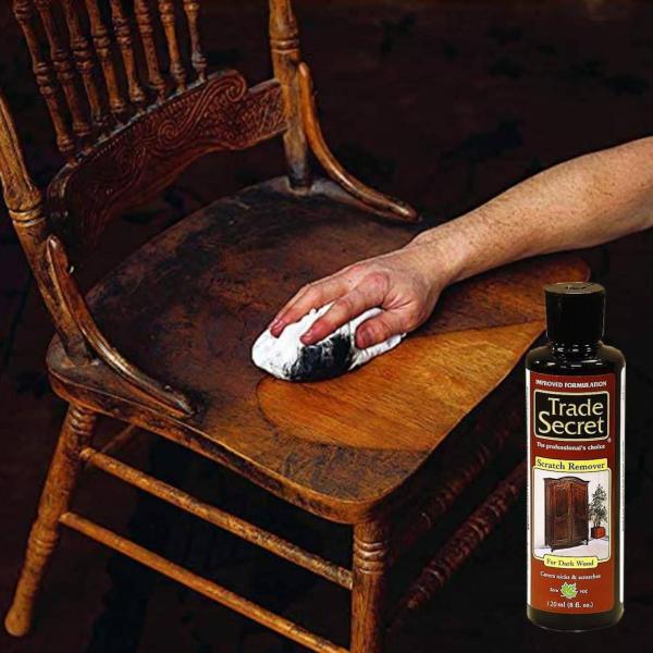 1--Wood polish and scratch remover (dark light)