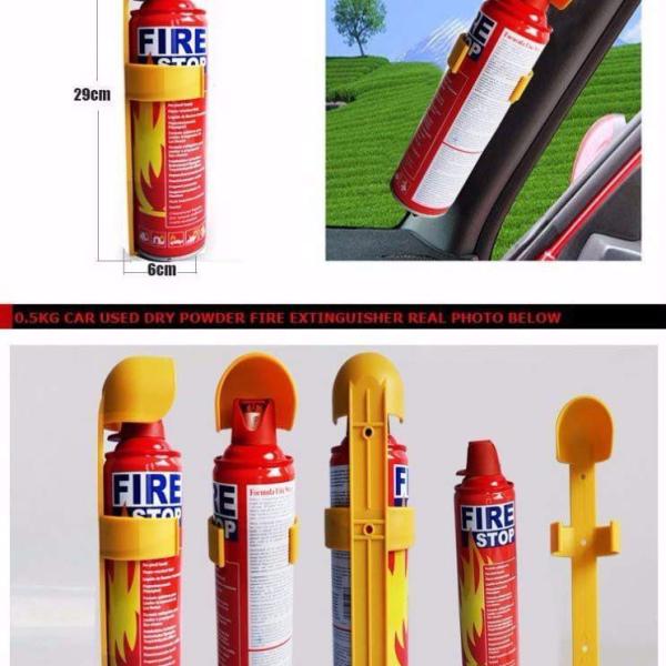 1--Multi-use fire extinguisher for cars and homes