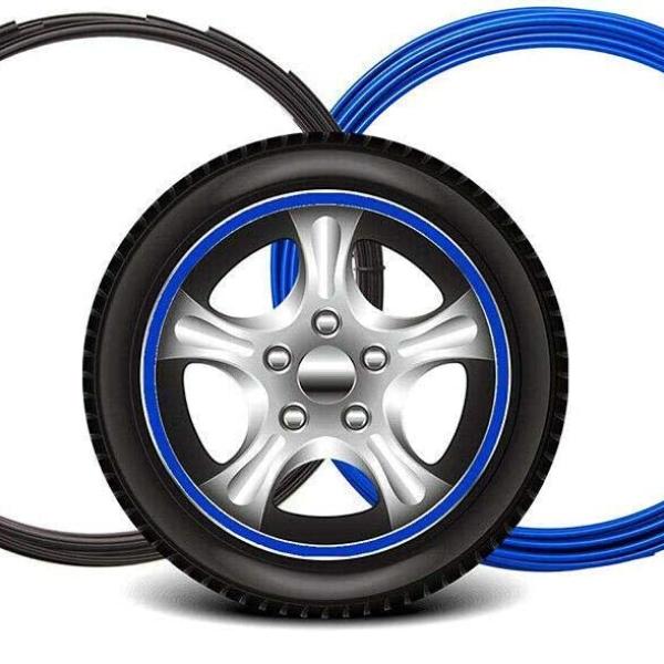 1--car Tire Tape Blue - 8M